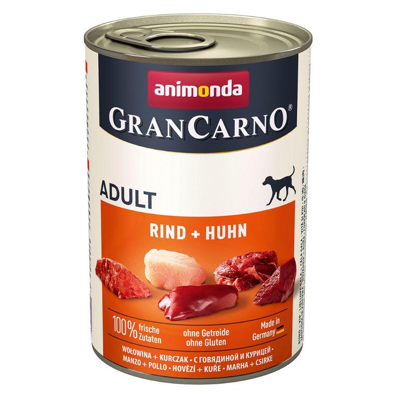 animonda GranCarno Original Adult 12 x 400g Salmon & Spinach
