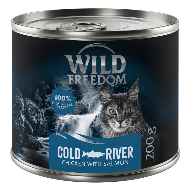 Wild Freedom Adult 6 x 200g Mixed Pack I - Grain-Free (Chicken, Pollock, Lamb, Rabbit, Game)