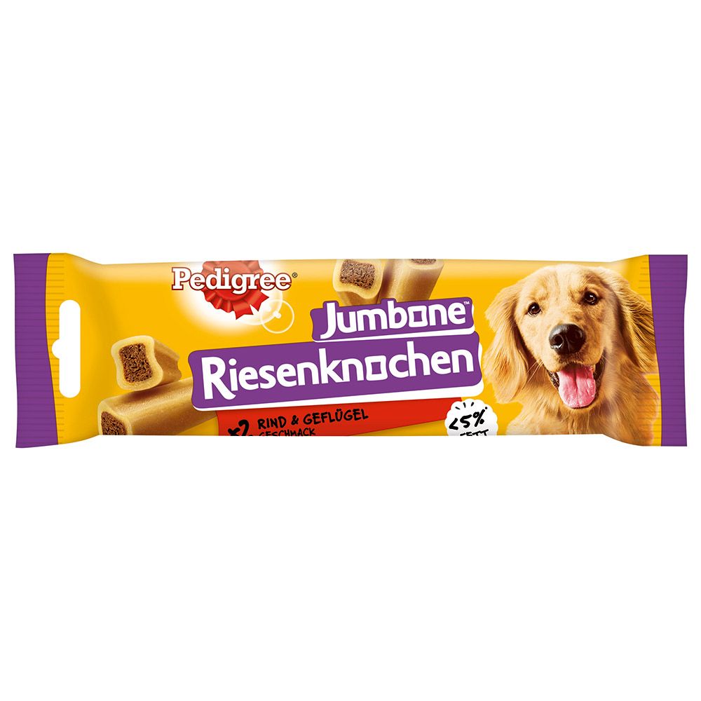 Pedigree Jumbone Medium - Beef & Poultry 180g (2 Snacks)