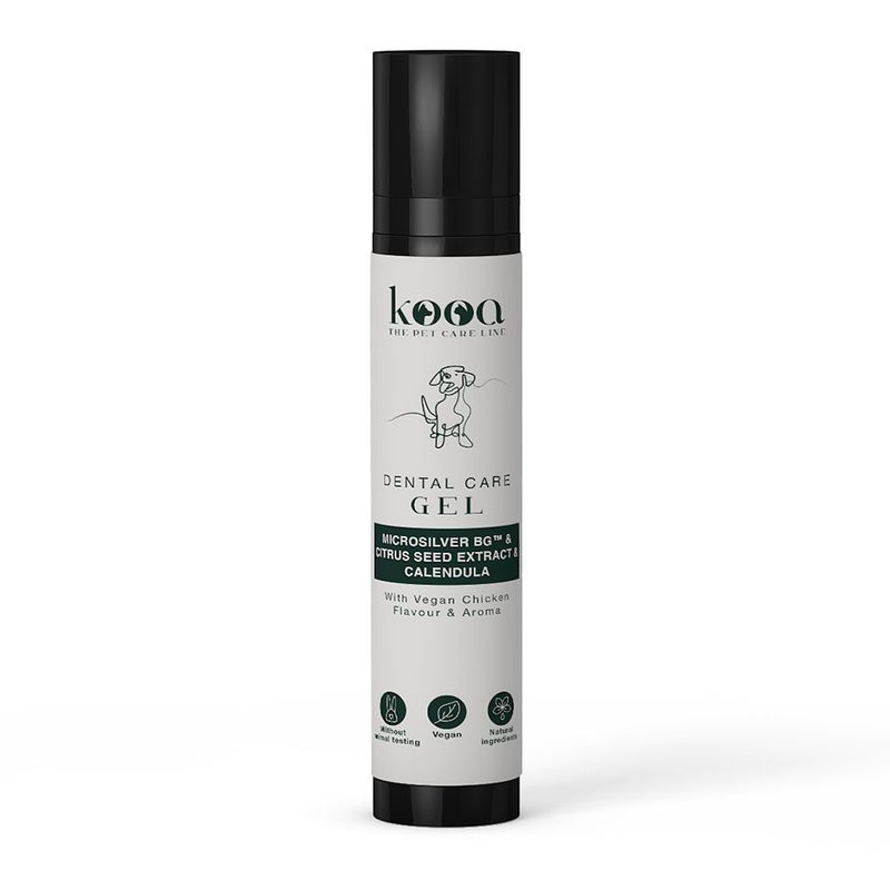 kooa Dental Care Set Toothbrush, Silicone Finger Cot, Vegan Tooth Gel (50ml)