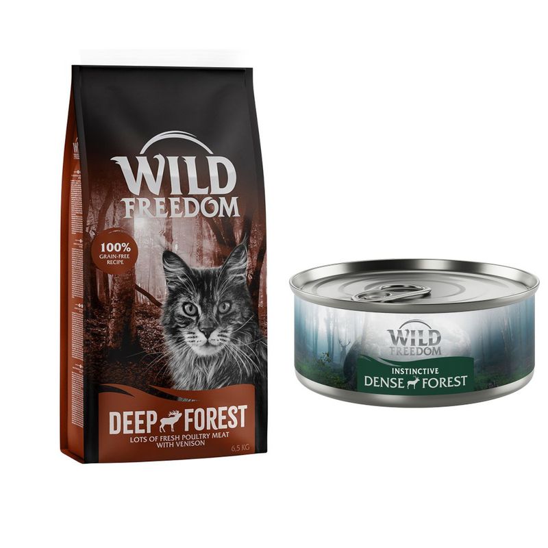 6.5kg Wild Freedom + 6 x 70g Instinctive Wet Food - Special Bundle!* Adult \