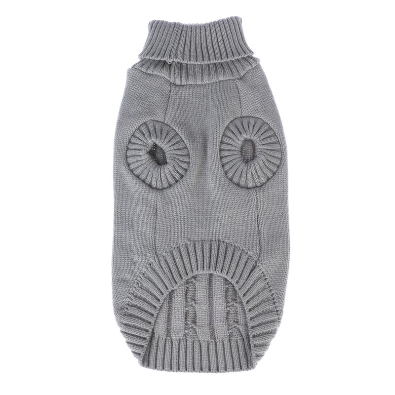 zooplus Basics Grey Dog Jumper approx. 35cm Back Length