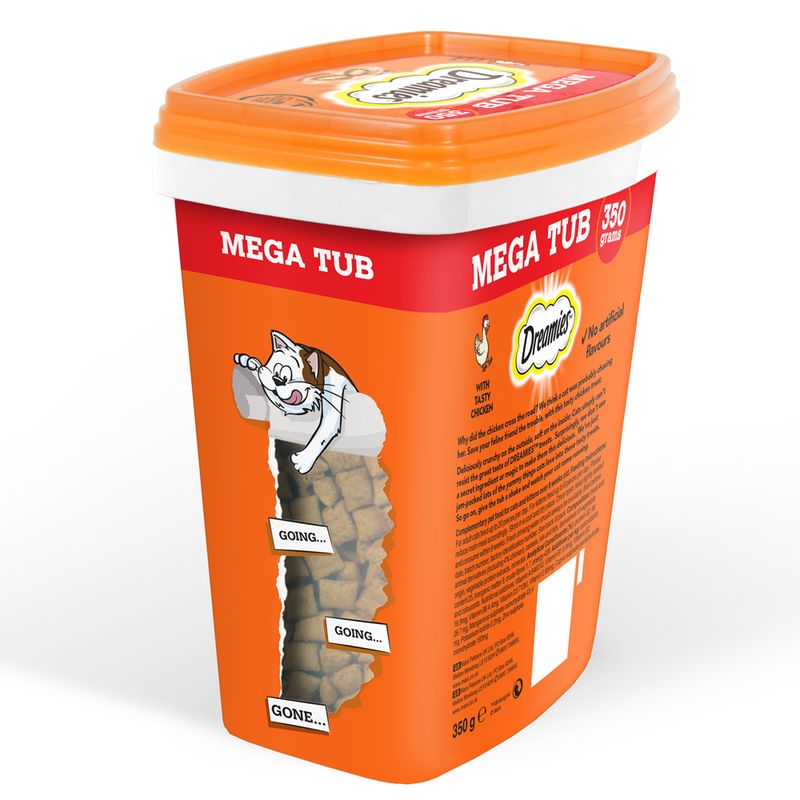 Dreamies Mega Tub Cheese (350g)