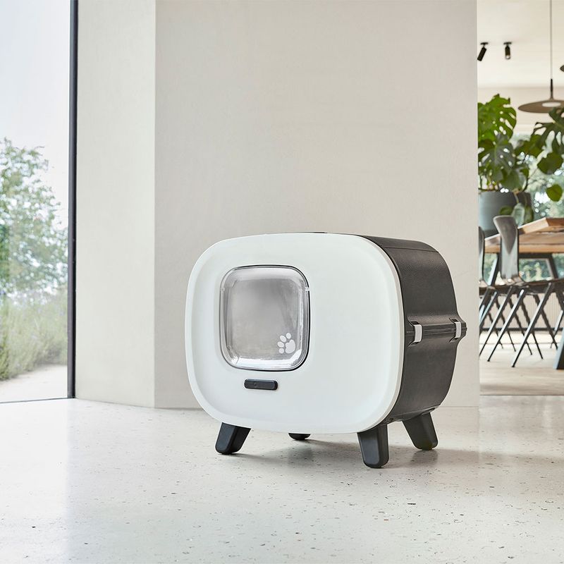 Savic Cat Litter Tray Mira anthracite / white