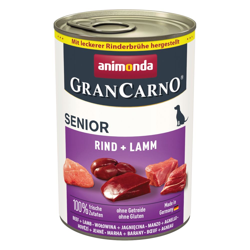 animonda GranCarno Original Senior 6 x 400g Beef & Lamb