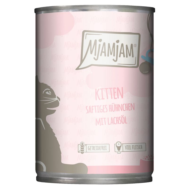 Mixpack MjAMjAM Kitten 6 x 400 g Mixed Pack (2 Varieties)