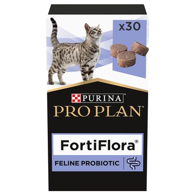Purina Pro Plan Fortiflora Feline Probiotic Chew Cubes 15g (30 Cubes)