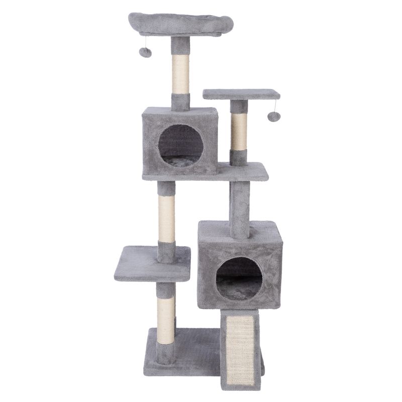 zooplus Basics Scratching Tree - Large Grey