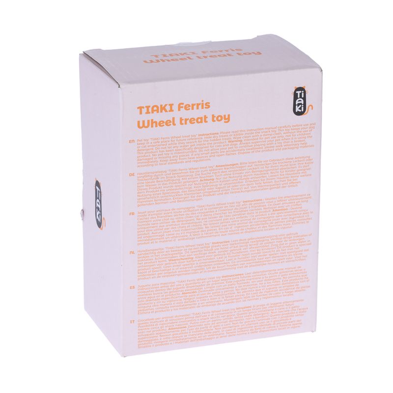 TIAKI Ferris Wheel Treat Toy for Cats 16 x 13.7 x 7.7 cm (L x W x H)