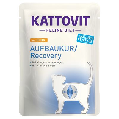 Kattovit Recovery Pouches 24 x 85g Chicken