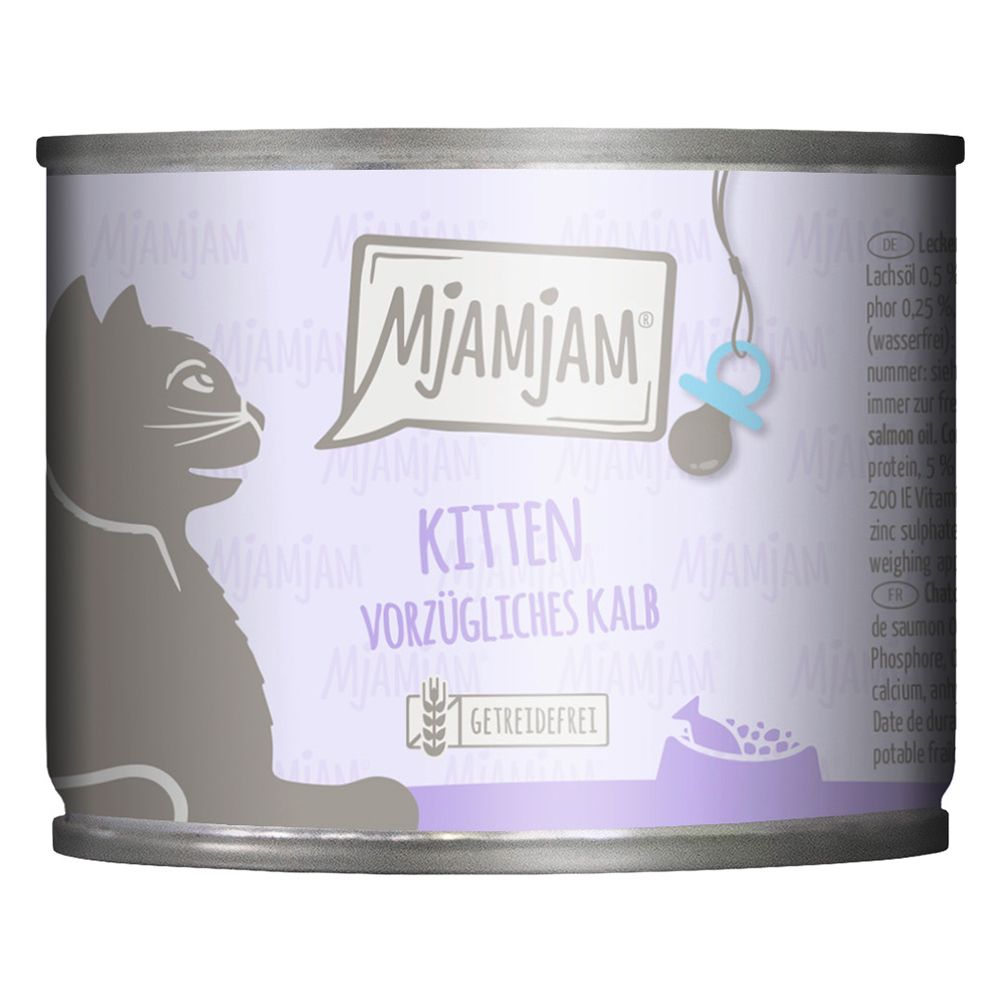 MjAMjAM Kitten 6 x 200g Mixed Pack (2 Varieties)