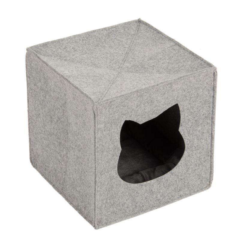 Felt Cat Den for Shelves 33 x 33 x 33 cm (L x W x H)