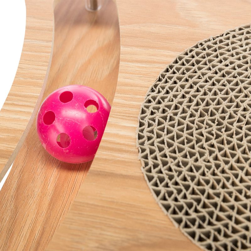 Trixie Scratching Cardboard with Wooden Frame 35 x 35 x 4cm (L x W x H)