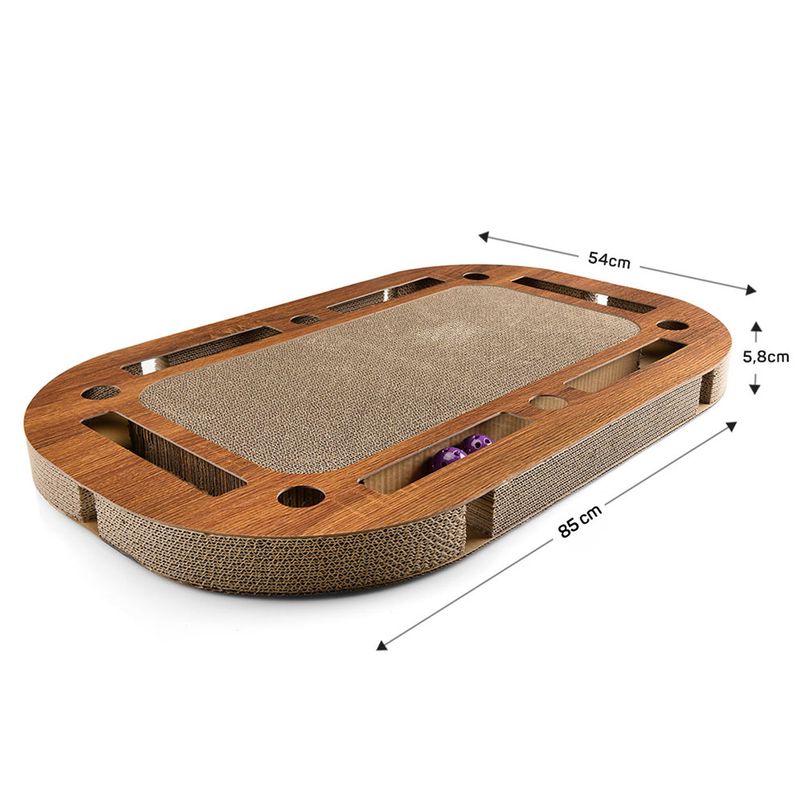 Canadian Cat Company PlayPlate XL Walnut approx. 85 x 54 x 5.8cm (L x W x H)