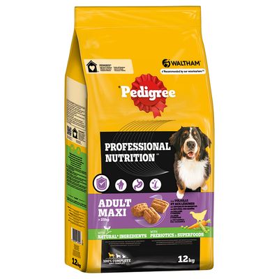 Pedigree Professional Nutrition Adult Maxi >25kg with Poultry & Vegetables 12kg