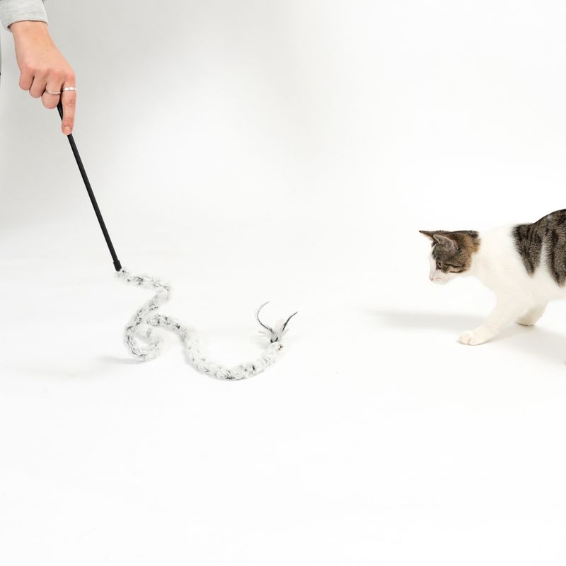 Cat Rod Plush Tail 1 piece