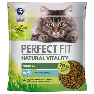 Perfect Fit Natural Vitality Adult 1+ Salmon and Whitefish 650g
