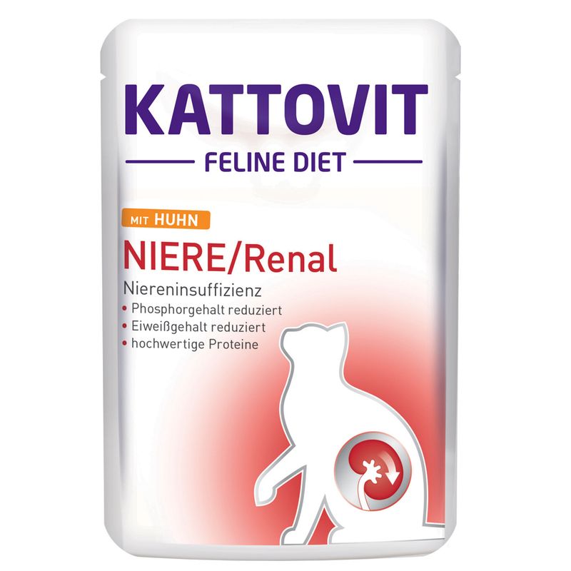 Kattovit Renal Pouches 24 x 85g Turkey