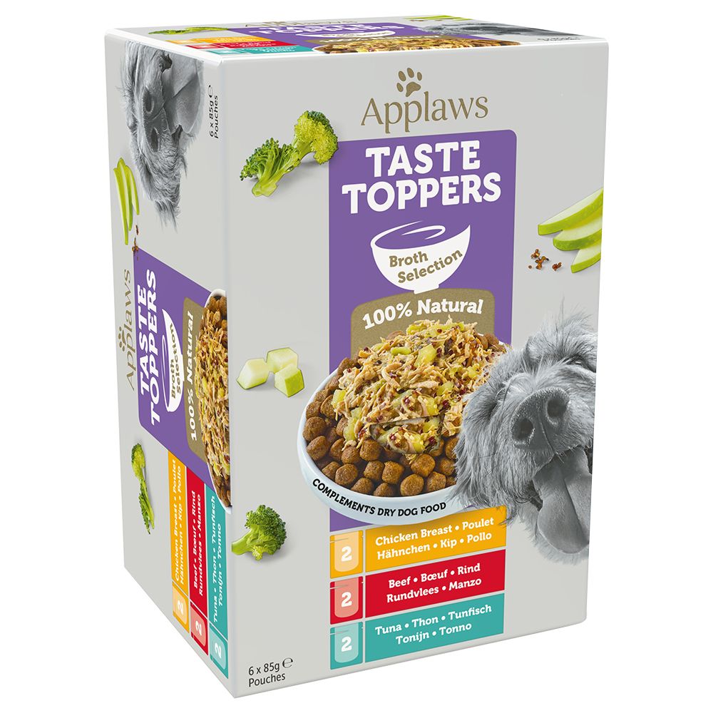 Applaws Taste Toppers Trial Pack 6 x 85g Broth Trial Pack