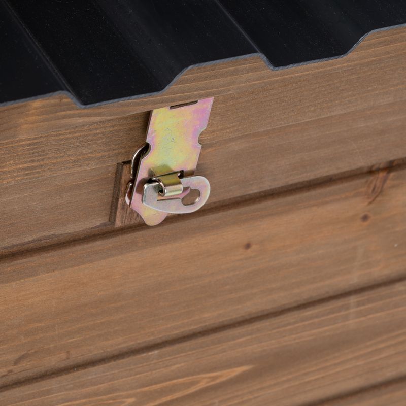 TIAKI Ranch Wooden Chicken Coop (Optionally Expandable) Attached Enclosure: 116 x 78 x 89.8 cm (L x W x H)