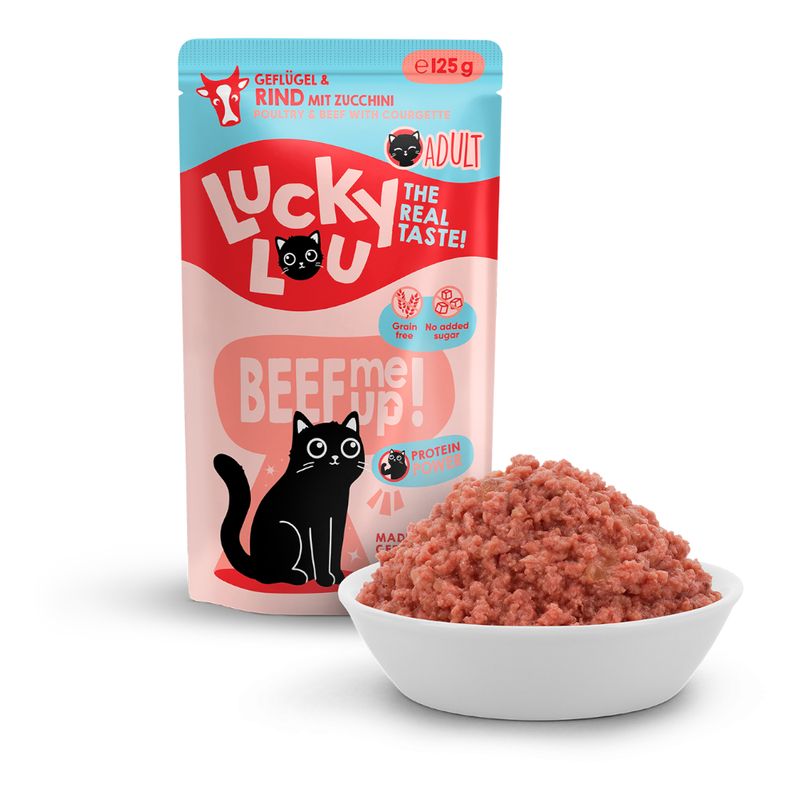 Lucky Lou Adult 16 x 125g Poultry
