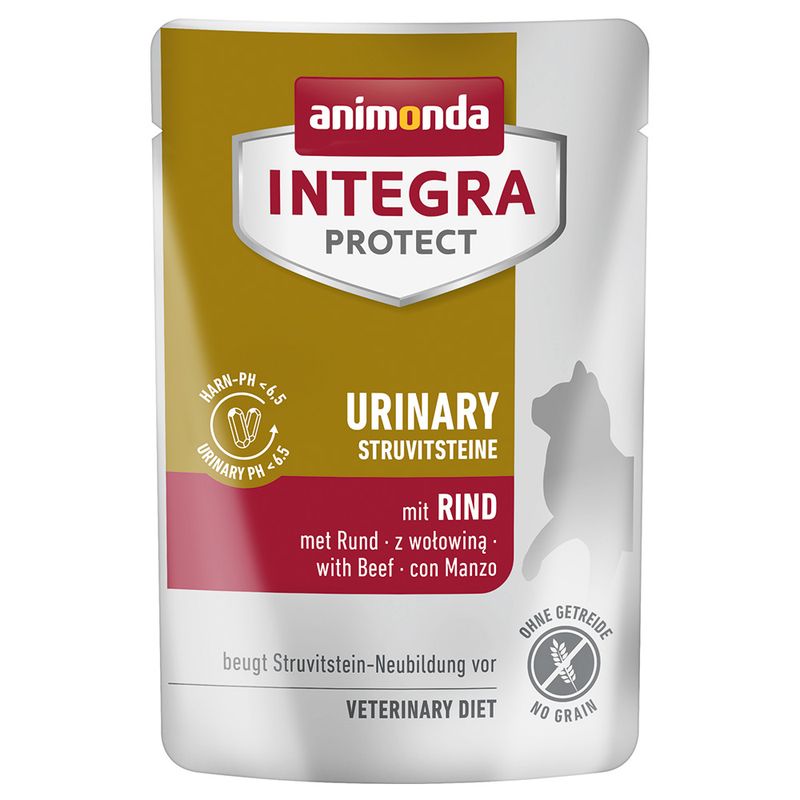 animonda Integra Protect Adult Urinary Struvite stones 8 x 85 g with chicken