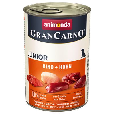 animonda GranCarno Original Junior 6 x 400g Beef & Chicken