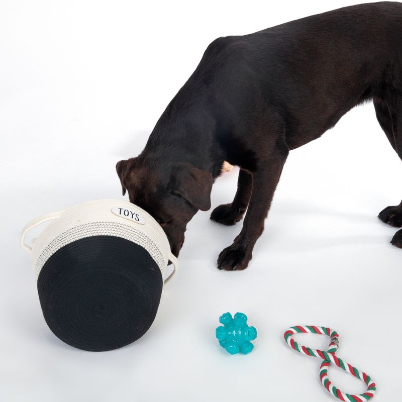 TIAKI Toy Storage Basket Diameter 27 x H 24 cm