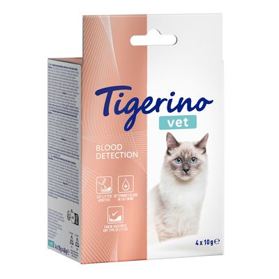 Tigerino Vet Cat Litter Additive - Blood Detection 4 x 10g