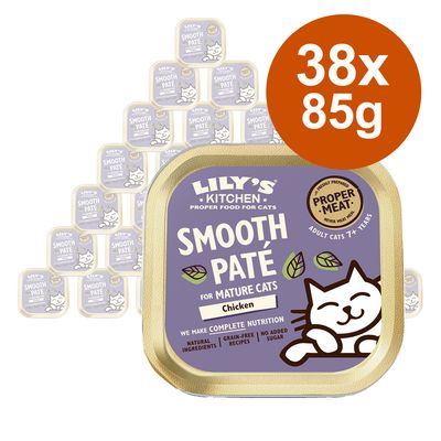 Lily's Kitchen Senior Smooth Paté Selection Saver Pack 38 x 85g Chicken