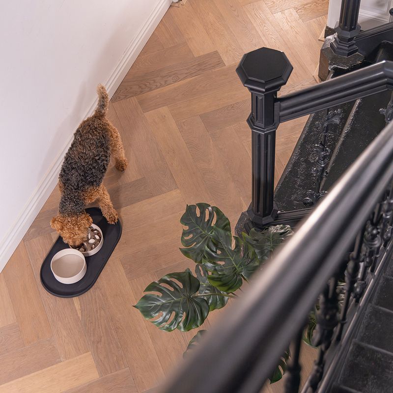 Designed by Lotte Bowl Mat Oona - Anthracite 55 x 30cm (L x W)