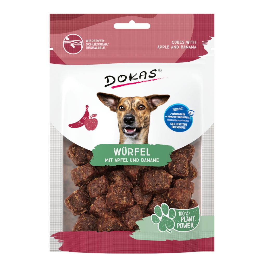 Dokas Cubes with Apple & Banana 105g