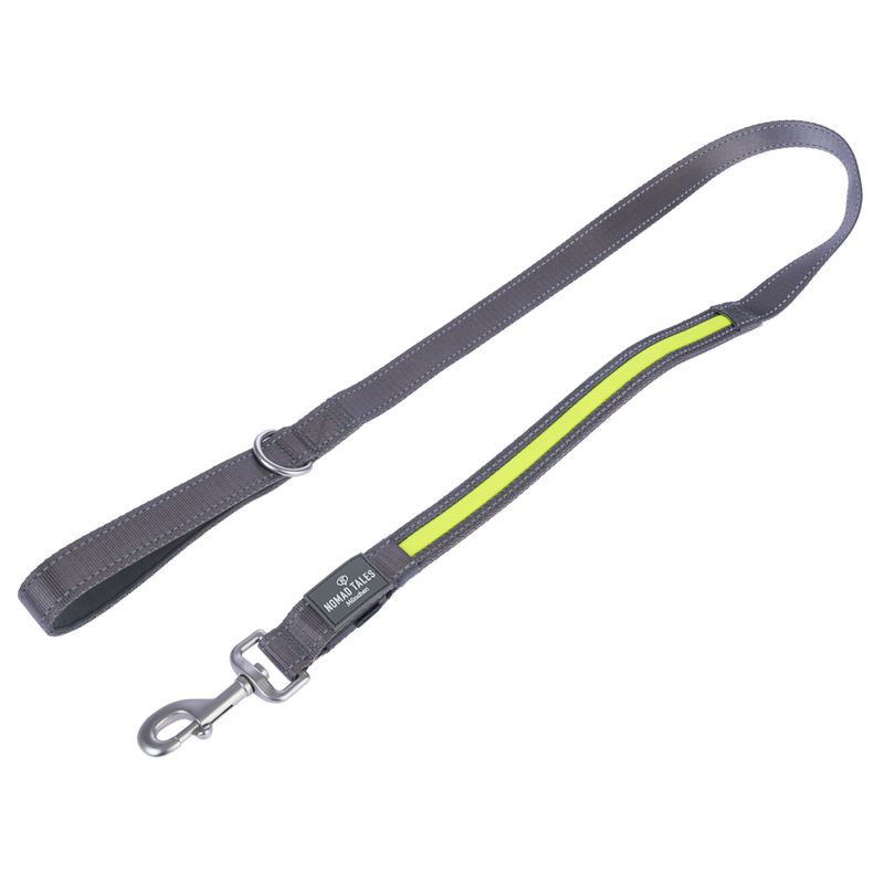 Nomad Tales Spirit USB LED Lead - Neon Yellow & Grey 120cm Length, 25mm Width
