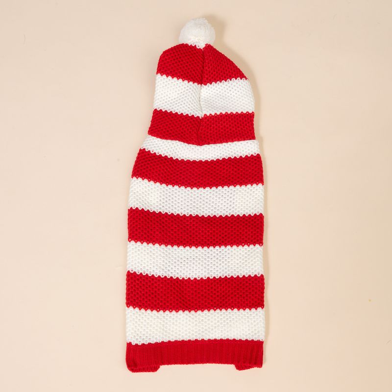 TIAKI Red Striped Jumper for Dogs Size M: approx. 30.5cm Back Length