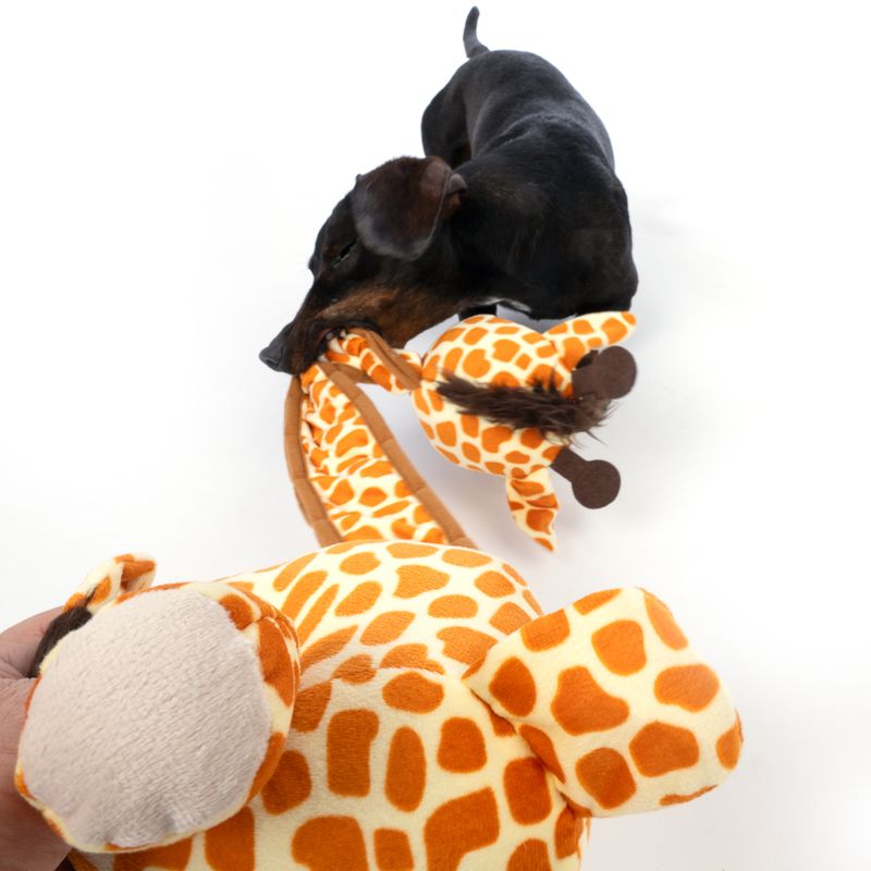 TIAKI Giraffe with Elasticated Neck Plush Toy 60 x 19 x 13 cm (L x W x H)
