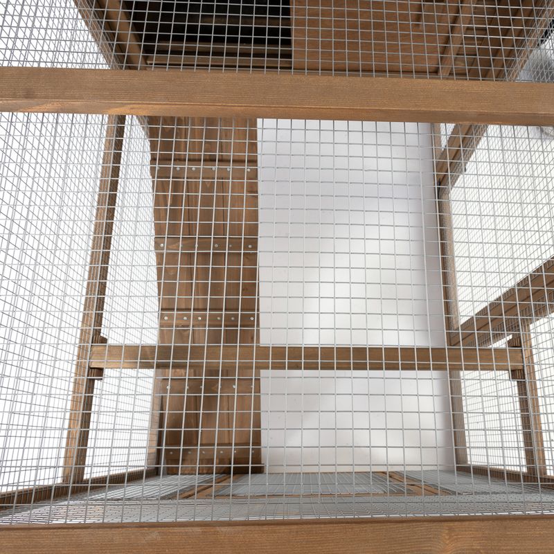 TIAKI Ranch Wooden Chicken Coop (Optionally Expandable) Attached Enclosure: 116 x 78 x 89.8 cm (L x W x H)