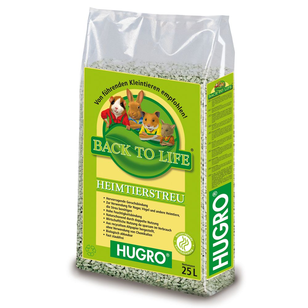 Hugro Back to Life Cellulose Litter 25l