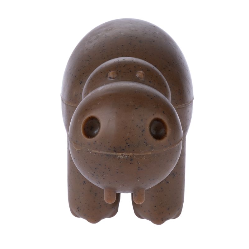 TIAKI Hippo Squeaky Chew Toy 13.5 x 6 x 8 cm (L x W x H)
