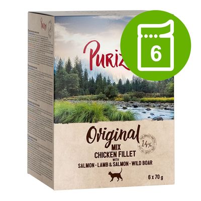 Purizon Adult 6 x 70g - Grain-Free Mixed Pack (3 varieties)