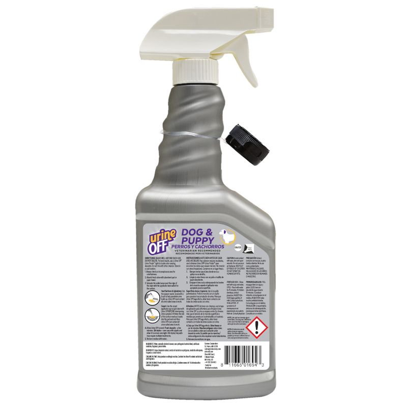 Urine Off Odour & Stain Remover Spray for Dogs 118ml