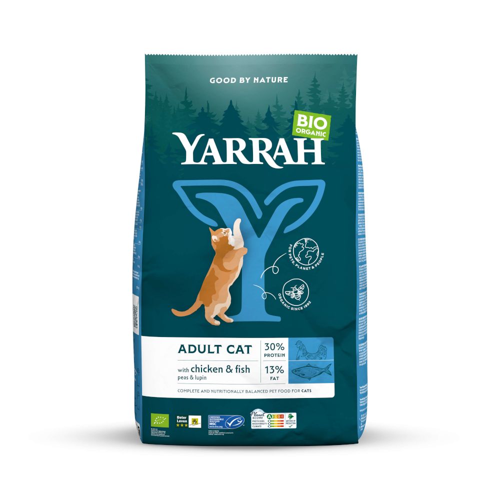 Yarrah Organic with Organic Chicken & Fish 800g