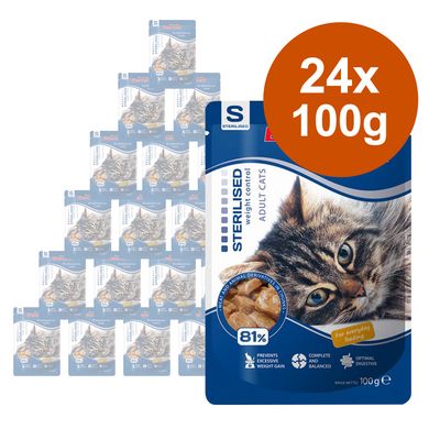 Super Benek Professional Line Sterilised Adult 24 x 100g Poultry