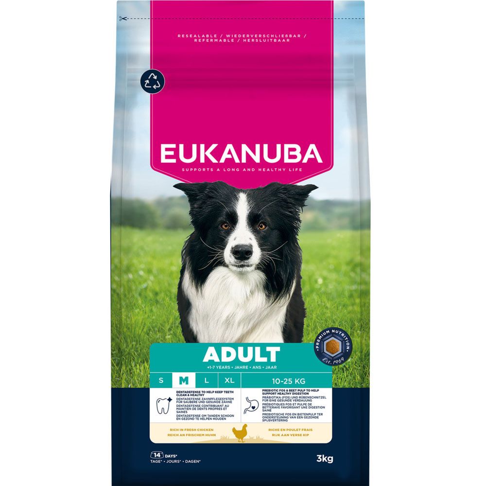 Eukanuba Premium Nutrition Adult Medium Breed Chicken 3kg