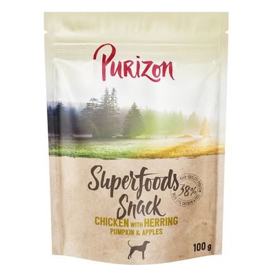 Purizon Superfoods Snacks Salmon with Herring, Carrots & Blackberries (100g)