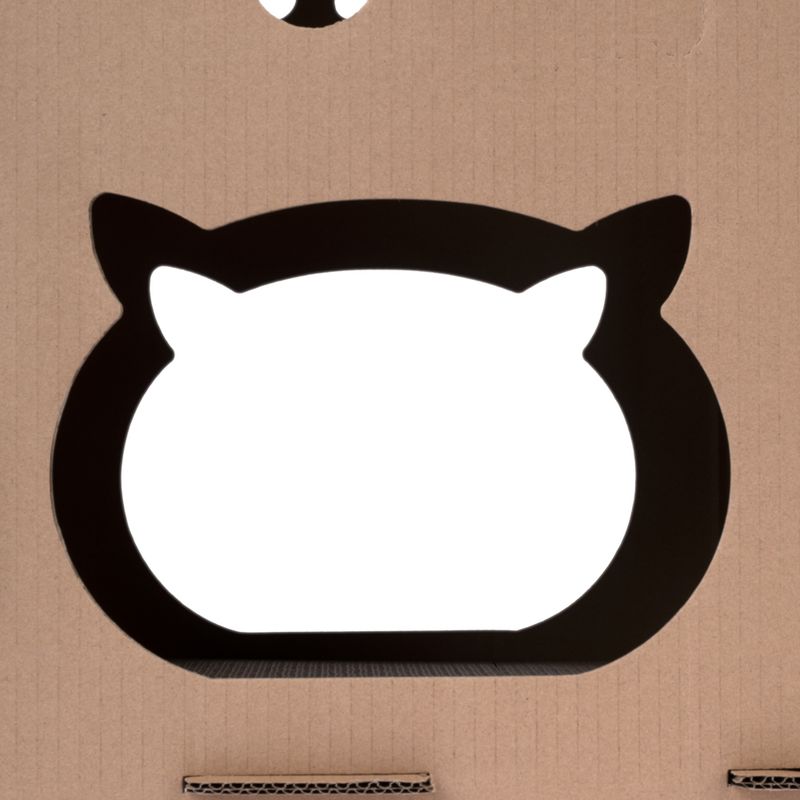 TIAKI Scratching Stairs Puzzle for Cats 70 x 40 x 60 cm (L x W x H)