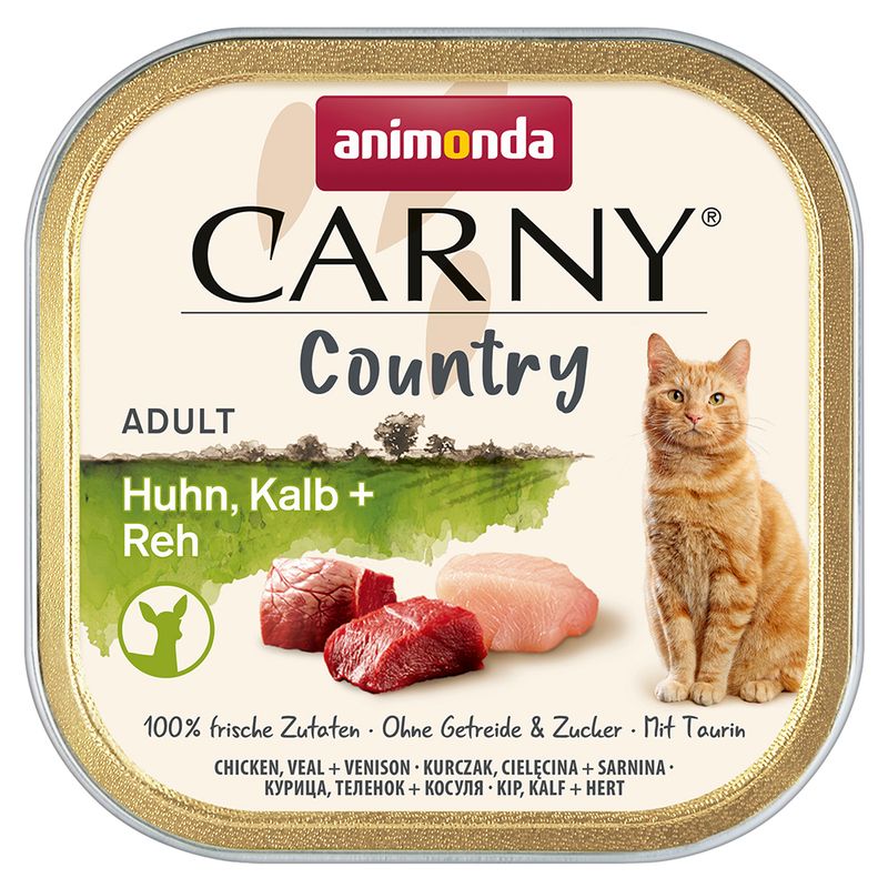 animonda Carny Country Adult 32 x 100g Beef, Lamb and Pheasant