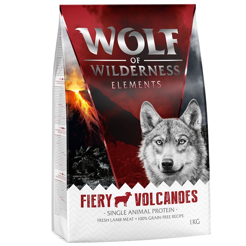 2 x 1kg Wolf of Wilderness Dry Dog Food - Try Now! Adult \