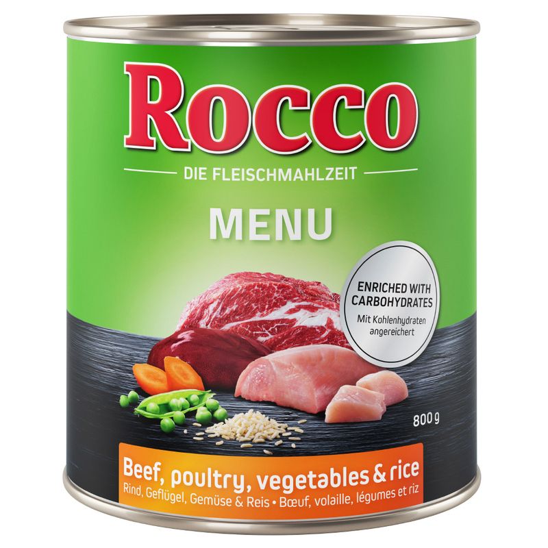 Rocco Menu Saver Pack 24 x 800g Mixed Pack (3 Varieties)