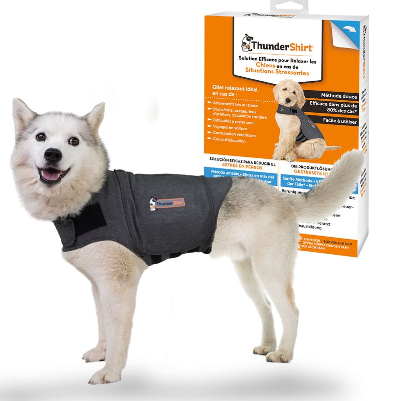 ThunderShirt® Calming Vest, grey approx. 30-41 cm back length (size XS)