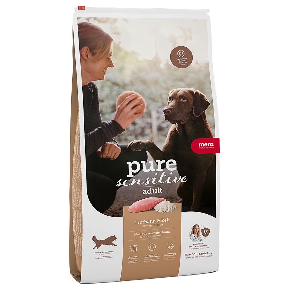 mera Pure Sensitive Adult Turkey & Rice 12.5kg
